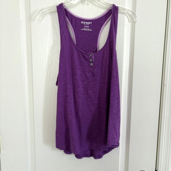 Old Navy Henley Slub Tank Top 3 PC Bundle Button Front Racerback Size XL - Picture 2 of 11